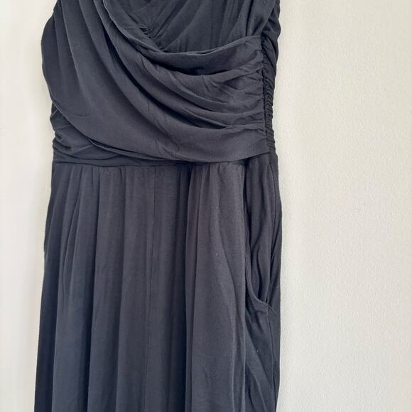 Anthropologie Moulinette Soeurs Molly Knit Jumpsuit Size Medium Black - Picture 10 of 11